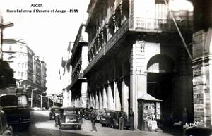 Alger - Rues Colonna d'Ornano et Arago - 1955
